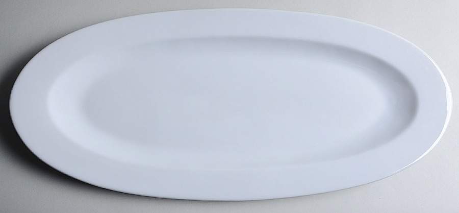 Great White Collection (Rim Shape) 22" Fish Platter by Pottery Barn China-1