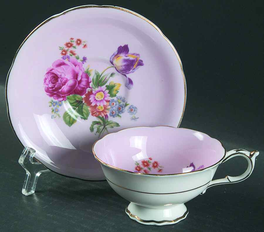 G1072-4 Footed Cup & Saucer Set by Paragon-1