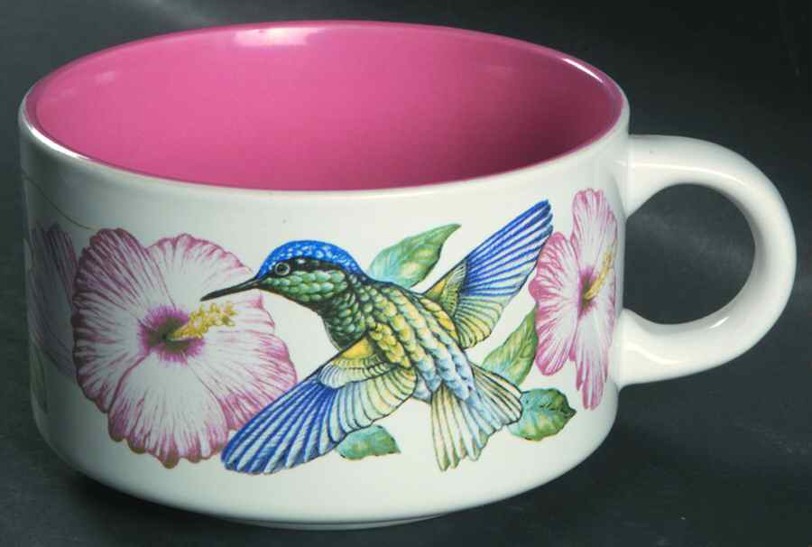 Hummingbirds Soup Mug by Potpourri Press-1