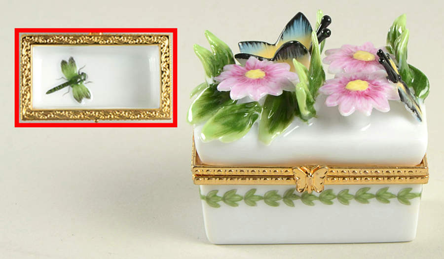 Botanic Garden Chrysanthemum Hinged Box by Portmeirion-1