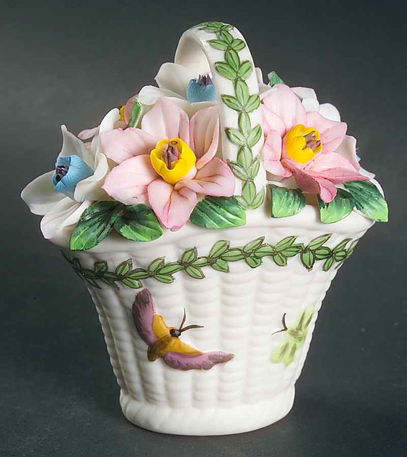 Botanic Garden Narcissus Floral Basket by Portmeirion-1