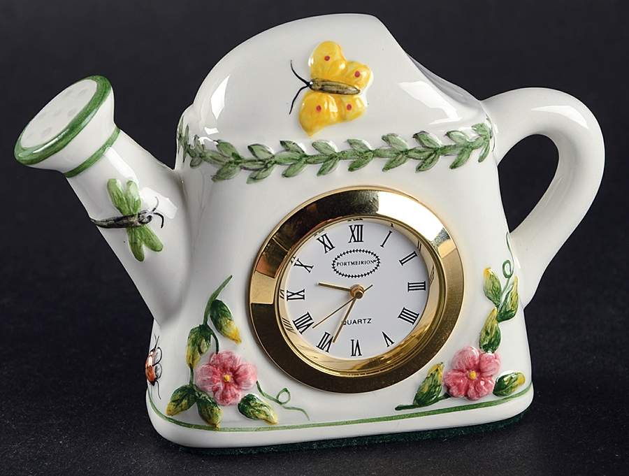 Botanic Garden Watering Can Mini Clock by Portmeirion-1