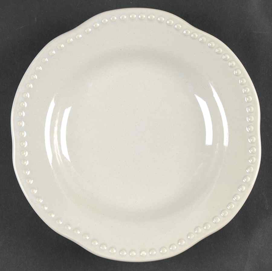 Emma Taupe Salad Plate by Pottery Barn China-1