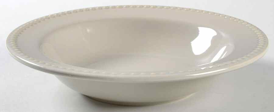 Emma Taupe Large Rim Soup Bowl by Pottery Barn China-1