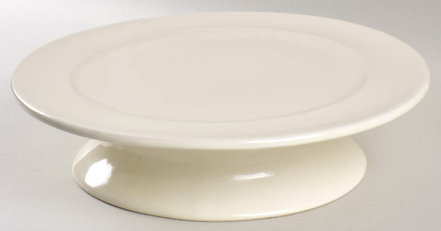 Studio Cream 13" Diameter Pedestal Cake Stand by Pottery Barn China-1