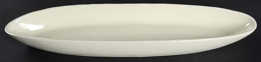 Studio Cream 20" Oval Serving Bowl by Pottery Barn China-1