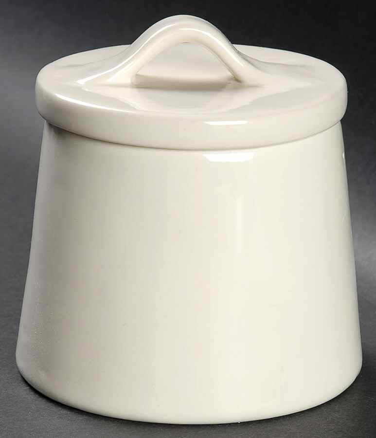 Studio Cream Sugar Bowl & Lid by Pottery Barn China-1
