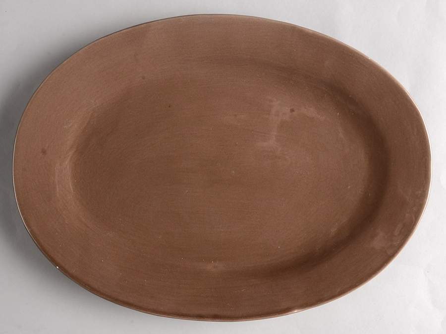 Studio Cocoa 14" Oval Serving Platter by Pottery Barn China-1