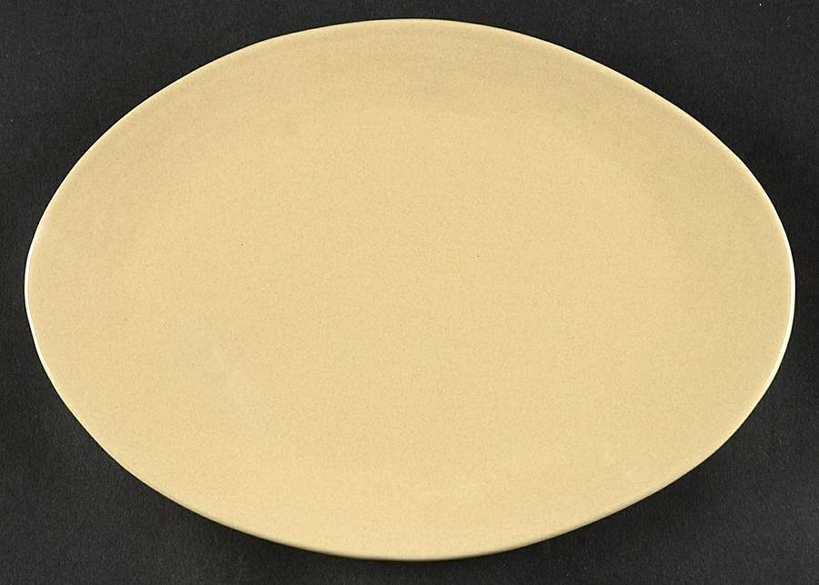 Studio Putty 9" Oval Serving Platter by Pottery Barn China-1