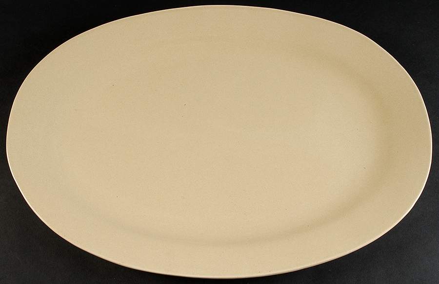 Studio Putty 19" Oval Serving Platter by Pottery Barn China-1