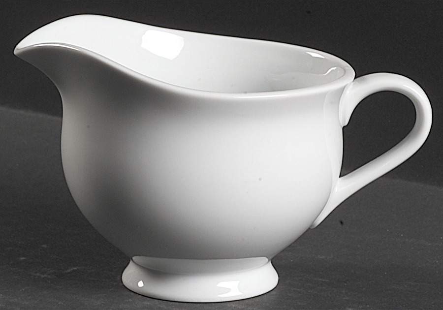 PB White Creamer by Pottery Barn China-1