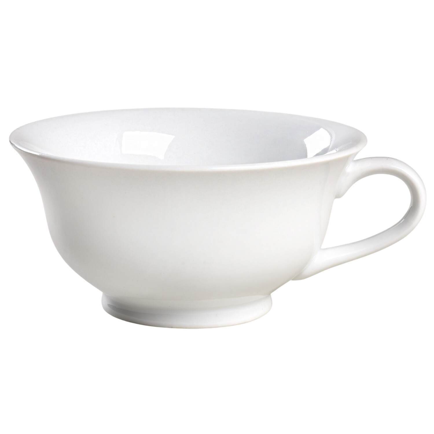 PB White Footed Cup by Pottery Barn China-1