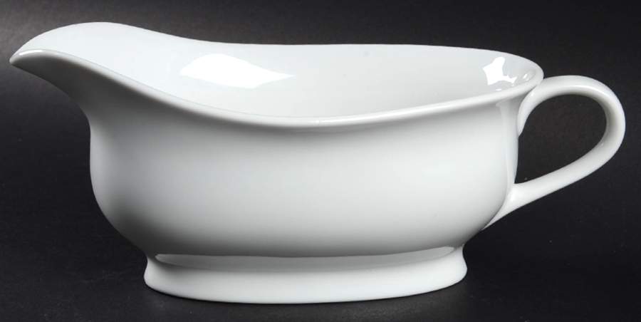 PB White Gravy Boat by Pottery Barn China-1