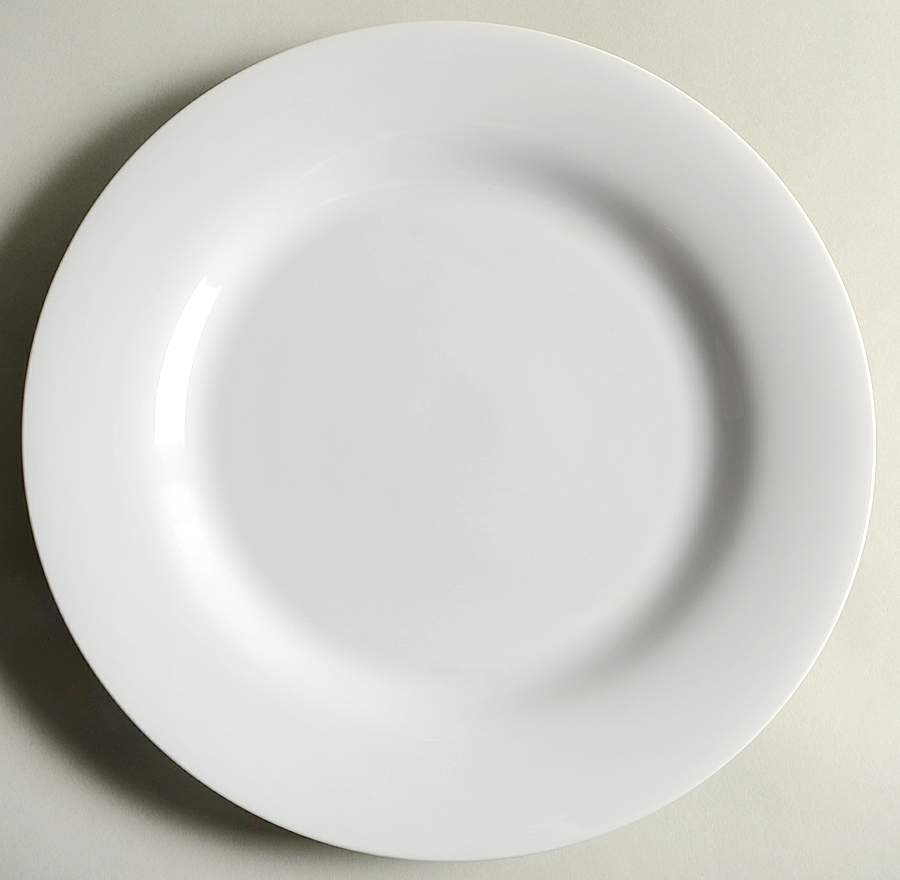 PB White Dinner Plate by Pottery Barn China-1