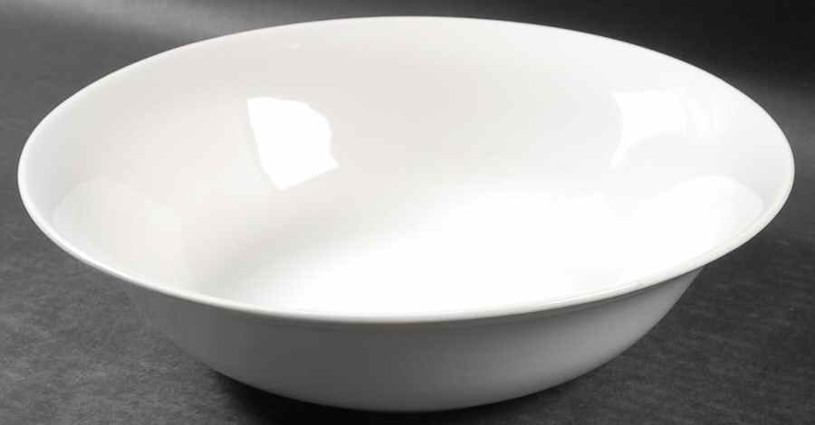 PB White 10" Round Vegetable Bowl by Pottery Barn China-1