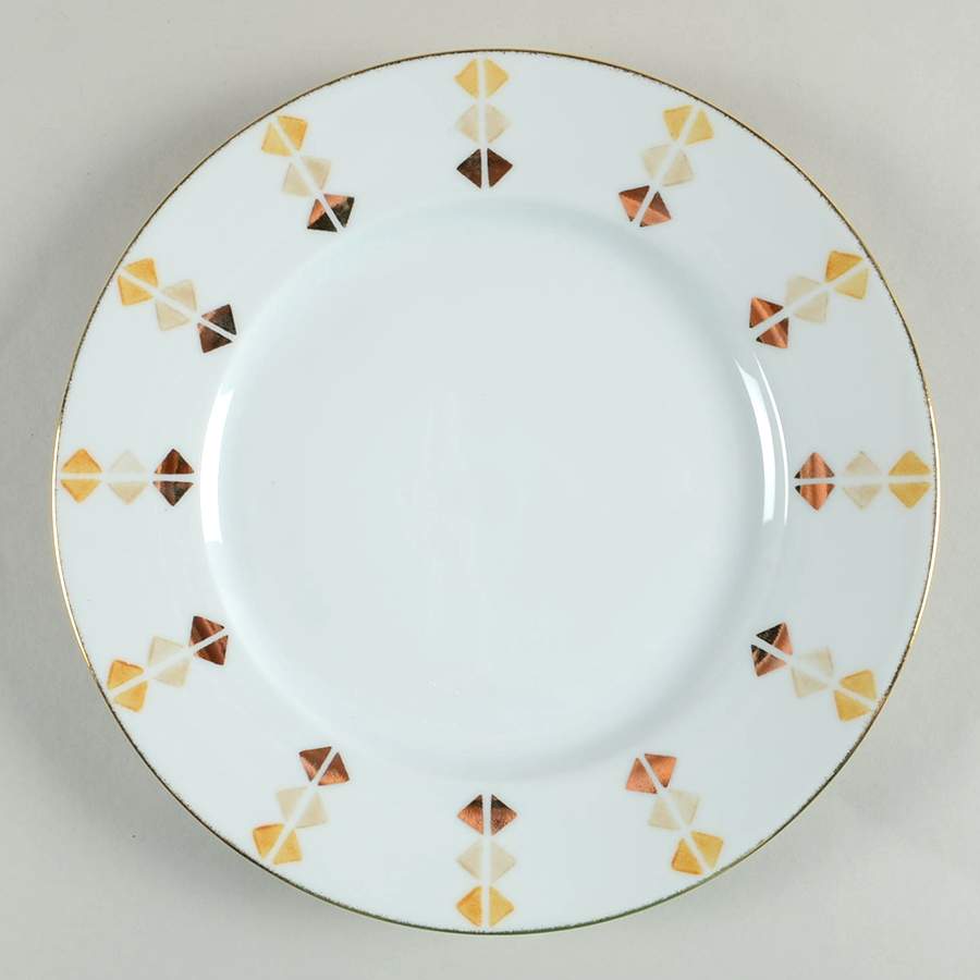 Trocadero Yellow Dinner Plate by Puiforcat-1