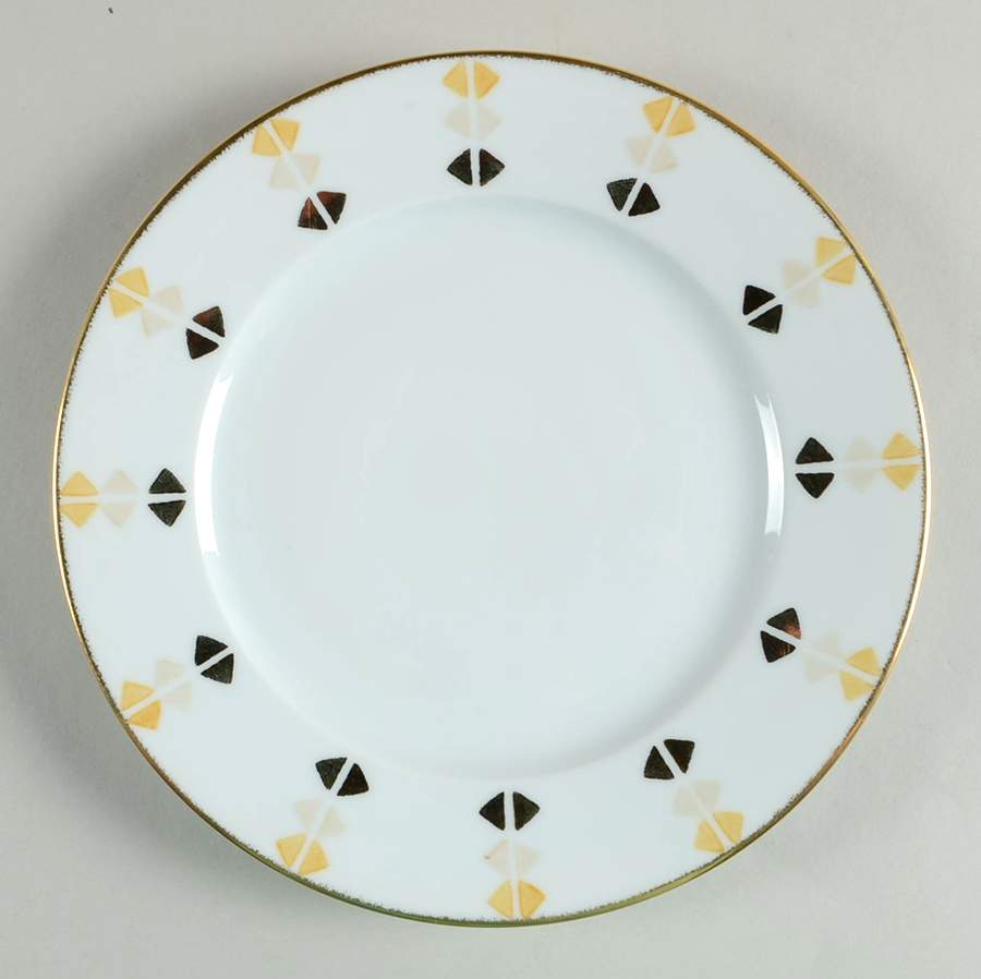 Trocadero Yellow Dessert/Pie Plate by Puiforcat-1