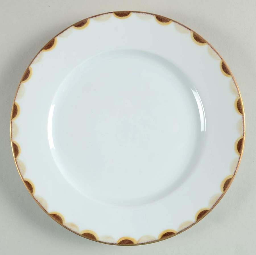 Trocadero Yellow Dessert/Pie Plate by Puiforcat-1
