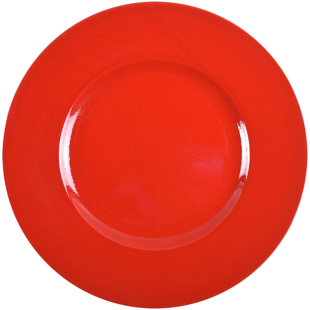 Pattern Red (Spain) 13" Chop Plate (Round Platter) by Pier 1-1