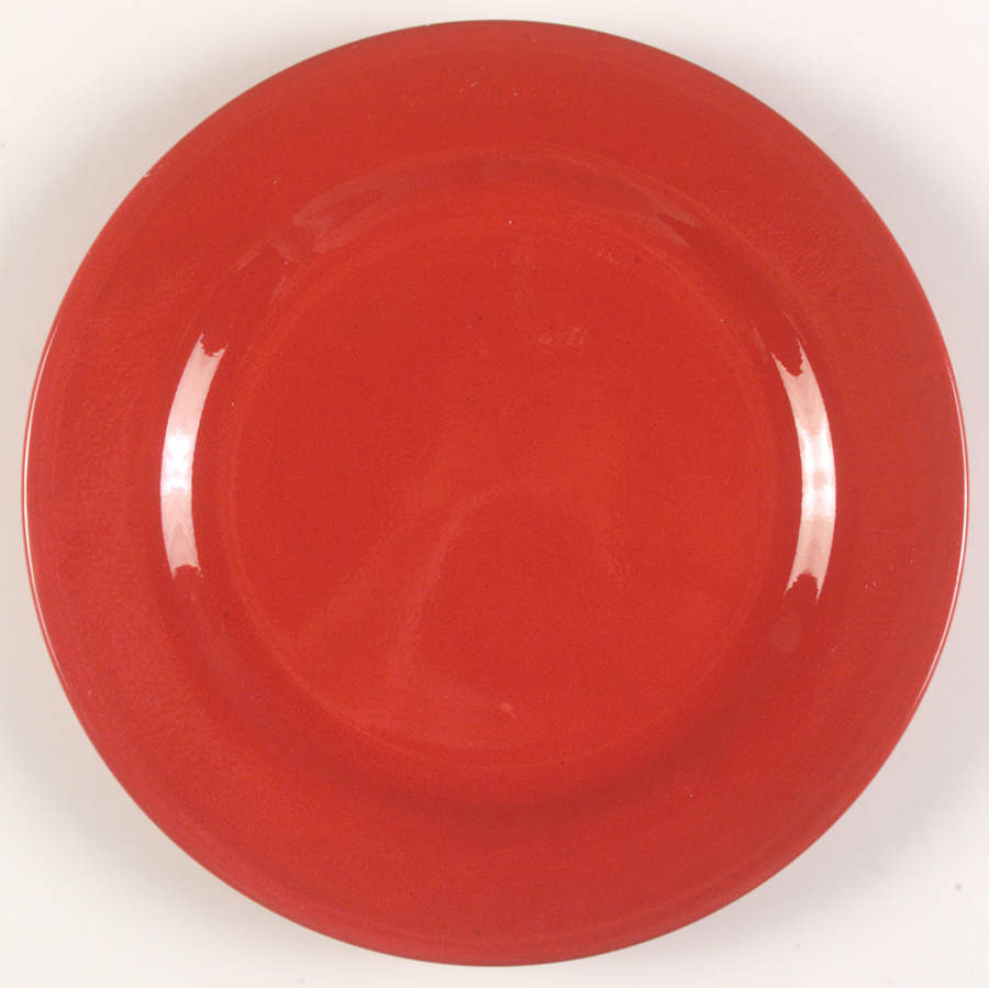 Pattern Red (Spain) Dinner Plate by Pier 1-1