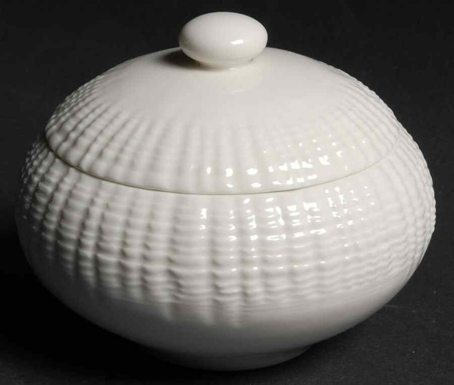 Seascapes Pearl Sugar Bowl & Lid by Portmeirion-1