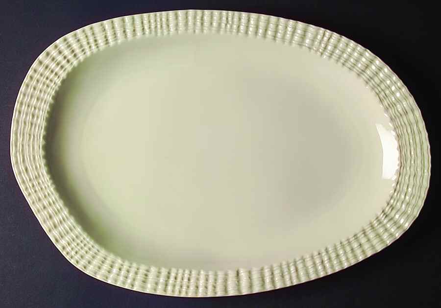 Seascapes Oyster 16" Oval Serving Platter by Portmeirion-1
