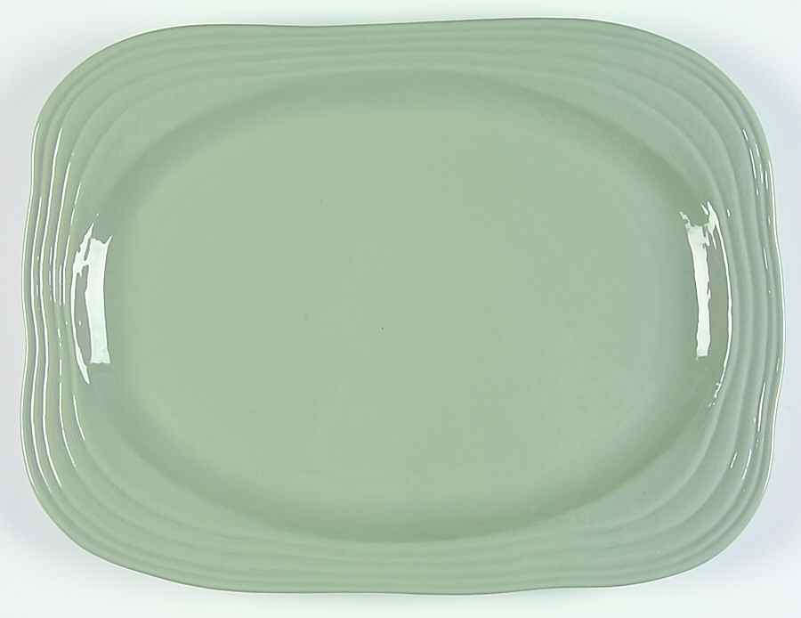 Seascapes Seagreen 13" Rectangular Serving Platter by Portmeirion-1