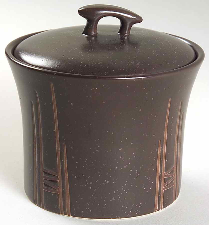 Matika Shale Sugar Bowl & Lid by Pfaltzgraff-1