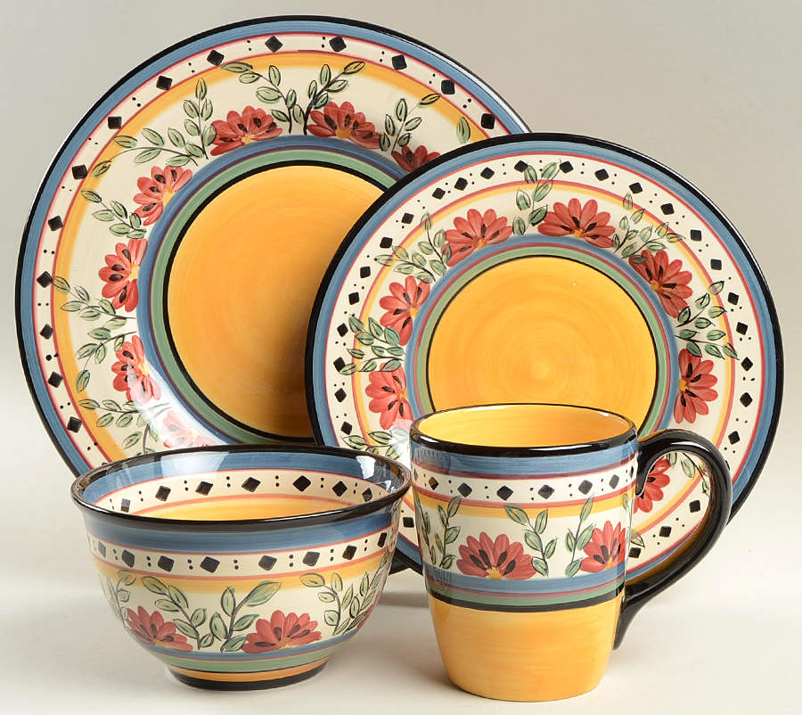 Alexandria 4 Piece Place Setting by Pier 1-1