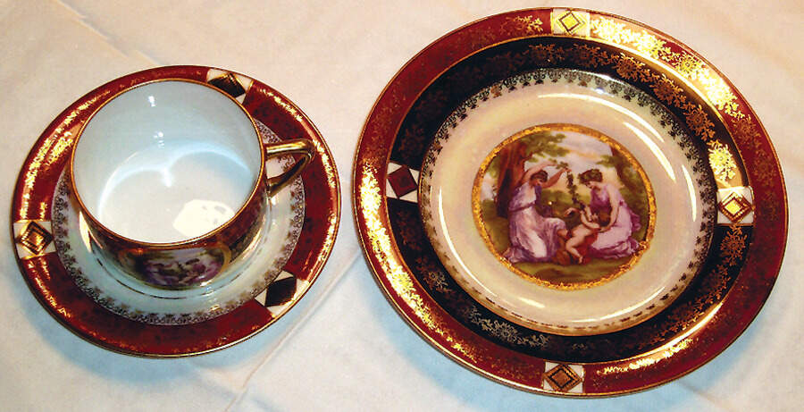 5536 Flat Cup & Saucer Set by Pirkenhammer-1