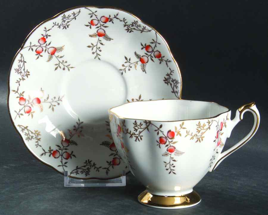 5634 Footed Cup & Saucer Set by Princess Anne-1