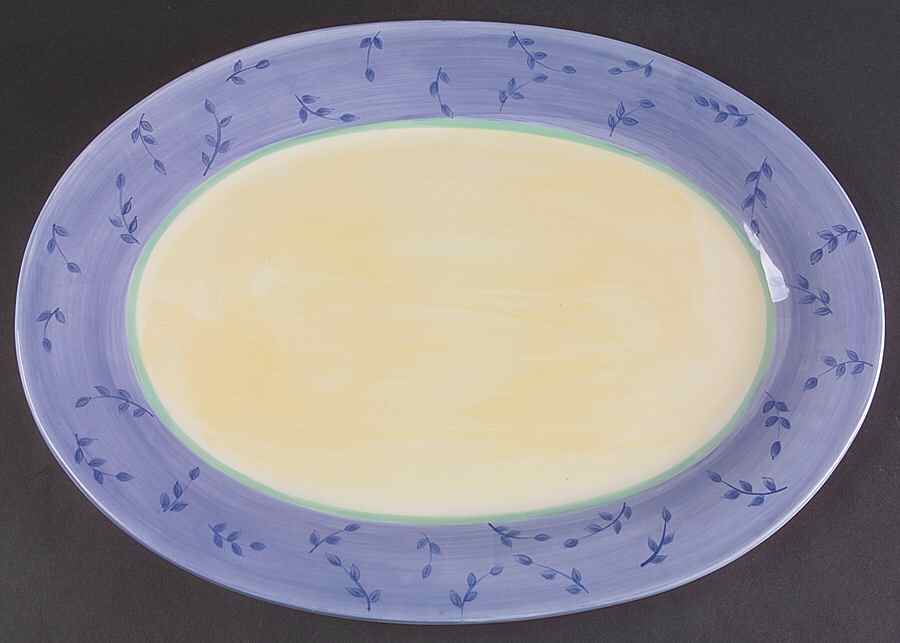 Floral Breeze 16" Oval Serving Platter by Pfaltzgraff-1