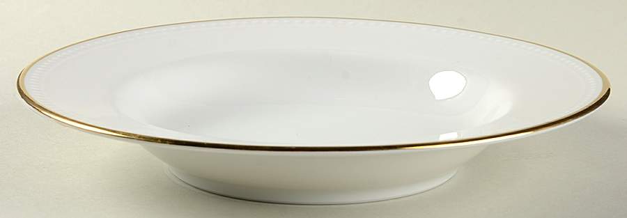 Gold Line Large Rim Soup Bowl by Pier 1-1