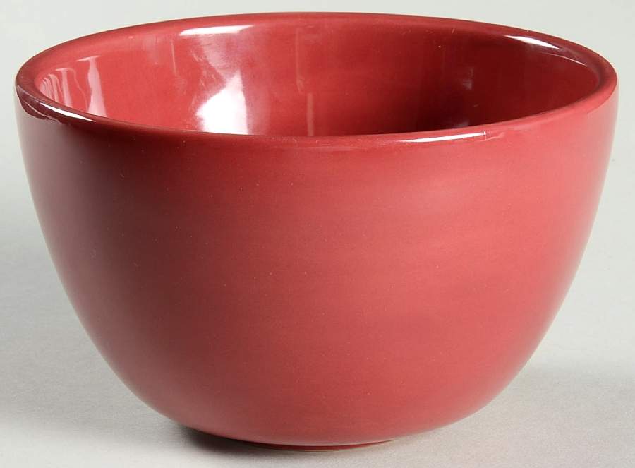 Sausalito Red Coupe Cereal Bowl by Pottery Barn China-1