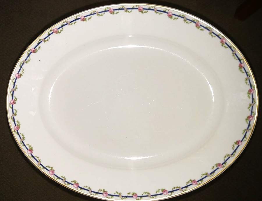 PL51 16" Oval Serving Platter by Porcelaine Limousine-1