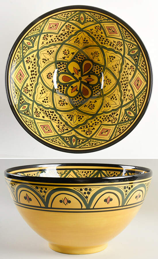 Kasara 13" Large Salad Serving Bowl by Pottery Barn China-1