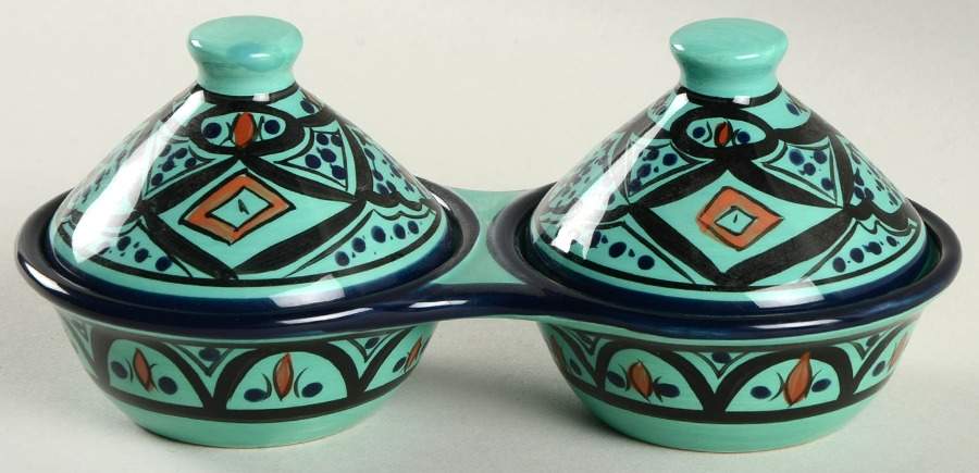 Kasara Salt Or Pepper Cellar & Lid by Pottery Barn China-1