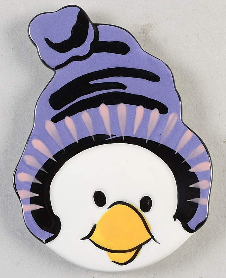 Penguin Skate Figural Coaster by Pfaltzgraff-1