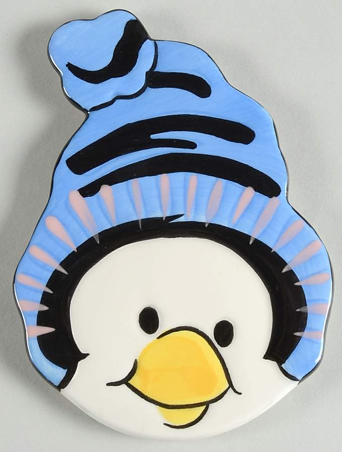 Penguin Skate Figural Coaster by Pfaltzgraff-1