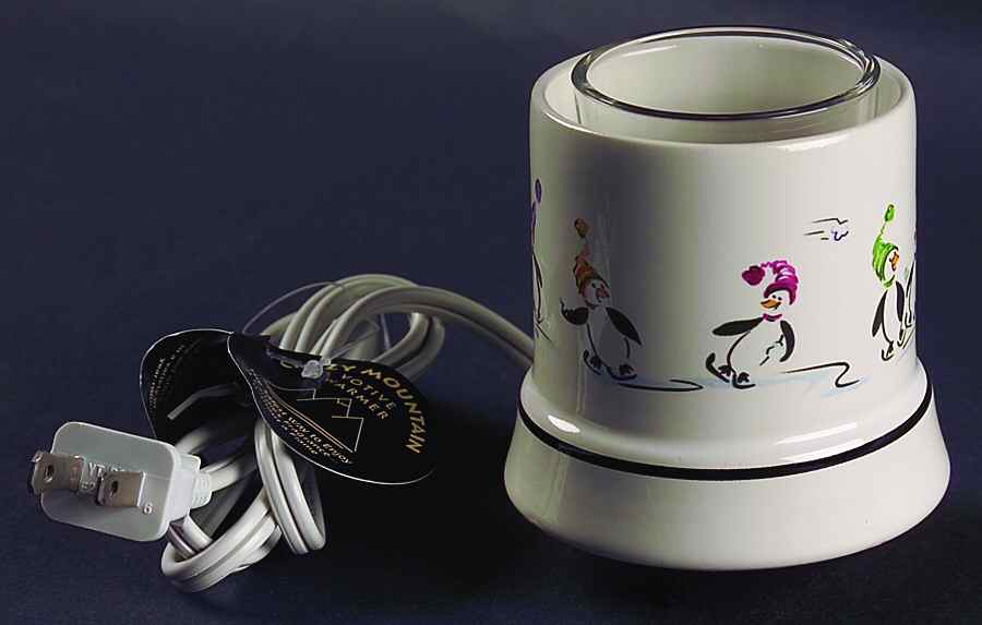 Penguin Skate Electric Votive Warmer by Pfaltzgraff-1
