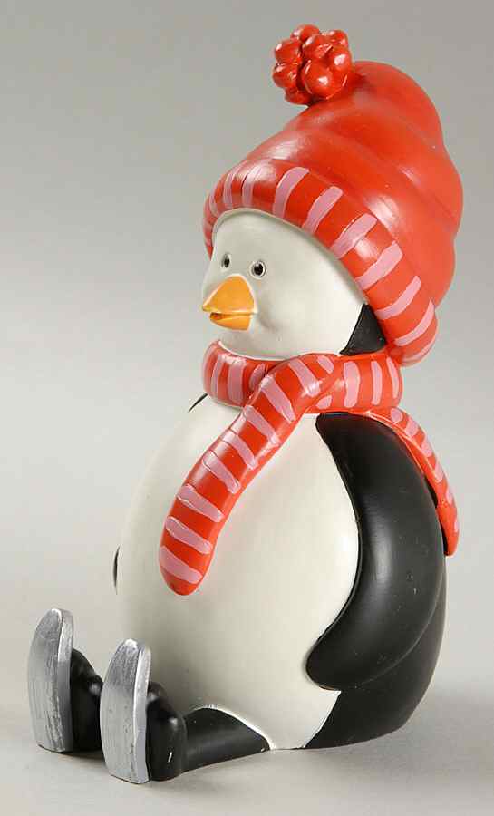 Penguin Skate Stocking Holder by Pfaltzgraff-1
