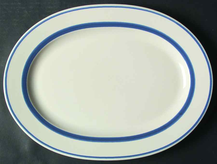 PFA63 14" Oval Serving Platter by Pfaltzgraff-1