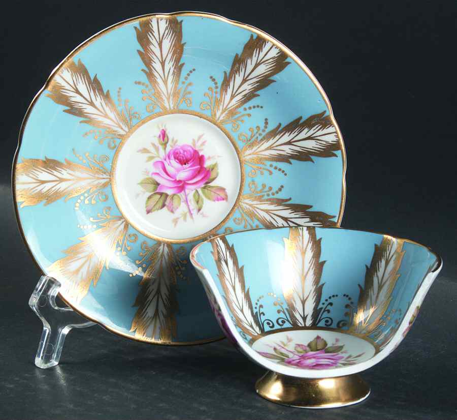 E176 Footed Cup & Saucer Set by Paragon-1