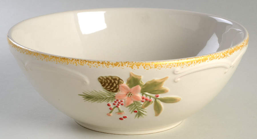Garland Spruce 9" Round Vegetable Bowl by Pfaltzgraff-1