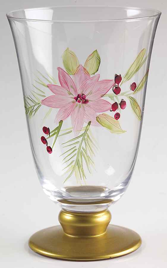 Garland Spruce Glassware Goblet by Pfaltzgraff-1