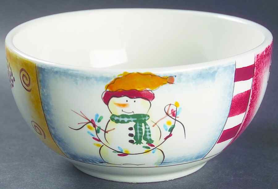 Holiday Magic Deep Soup/Cereal Bowl by Pfaltzgraff-1