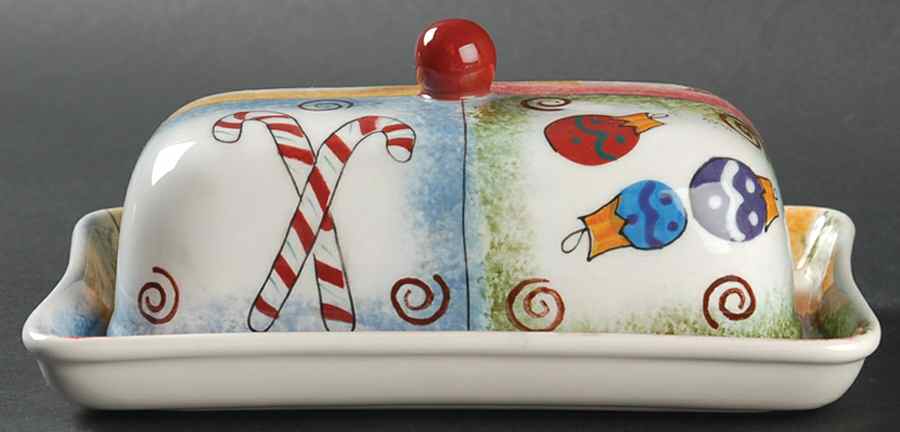 Holiday Magic 1/4 Lb Covered Butter by Pfaltzgraff-1