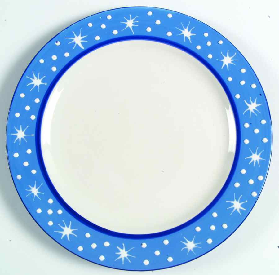Ice Crystals Dinner Plate by Pfaltzgraff-1