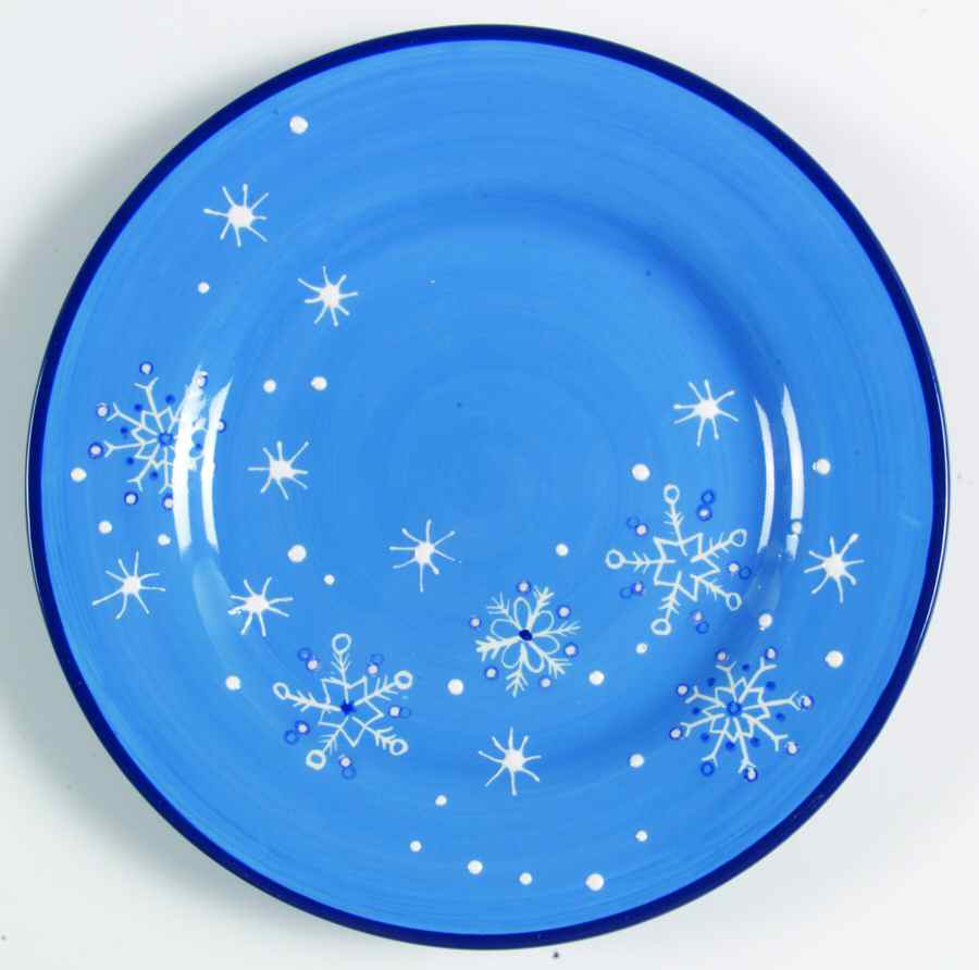 Ice Crystals Salad Plate by Pfaltzgraff-1