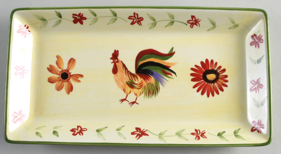 Daybreak Rectangular Tray 11" by Pfaltzgraff-1